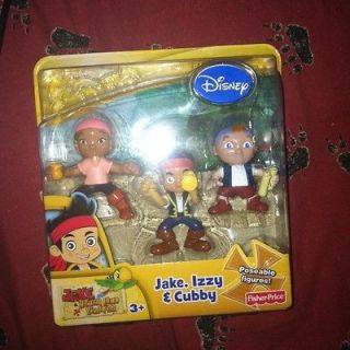 Disney Jake And The Never Land Pirate Posable Figures Jake Izzy Cubby 