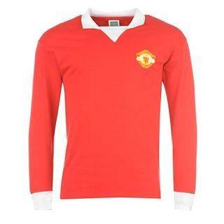   Manchester United Retro Long Sleeve Jersey Shirt 1973   S XXL Man Utd