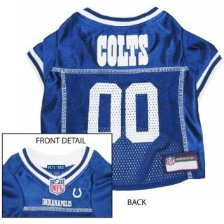   Colts Officially Licensed NFL Pet Dog Jersey 4 sizes for Small Dog