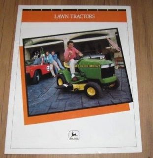 John Deere Lawn Tractors Sales Brochure