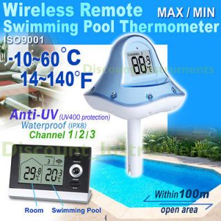   Floating Wireless Swimming Pool Thermometer Water Pond Spa Temperature