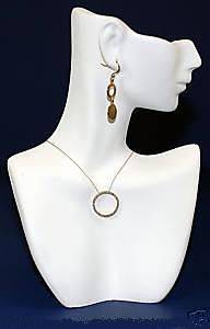 MANNEQUIN PENDANT NECKLACE DISPLAYS JEWELRY BUST
