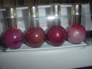JOAN RIVERS BEAUTY 4 pc NAIL POLISH COLLECTION AUTUMN TWEEDS NEW
