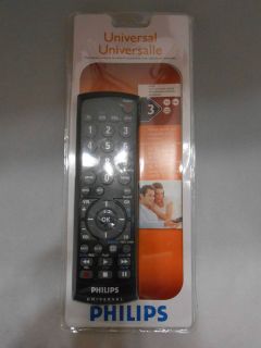 Philips Universal remote control TV CBL VCR/DVR operates multiple DVD 