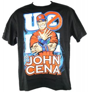 John Cena U Cant See Me Orange Cartoon WWE T shirt