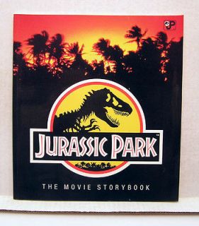 1993 Jurassic Park Movie Storybook w Photos  Unread (L7458)