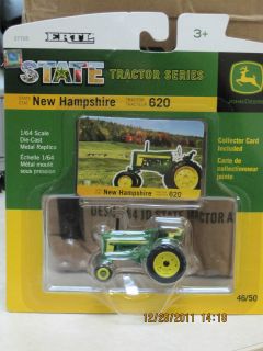 John Deere 1/64 New Hampshire State Model 620 Tractor Toy