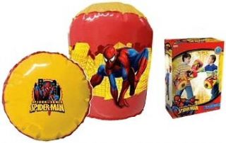 KIDS SPIDERMAN INFLATABLE TOY BOXING BOP BOPPER GLOVES