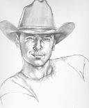 Dale Adkins Kenny Chesney Lithograph Print