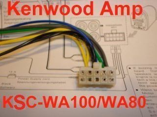 KENWOOD Subwoofer AMP KSC WD250 WD250T 10 pin HARNESS