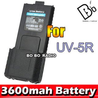 099 Ultra High Battery 3600MAh Capacity 7.4V For BAOFNG 5R UV 5R