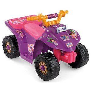   Dora The Explorer Lil Quad Girl Kids Battery Driving 4 Wheeler NEW