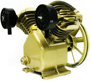 3HP Twin Cylinder Air Compressor Head Pump 140PSI V Type Air Tools 