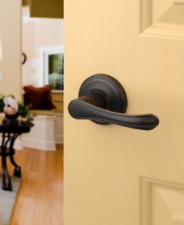 Vail Aged Oil Rubbed Bronze Passage Door Knob Lever