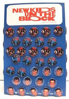 new kids on the block buttons in New Kids on the Block