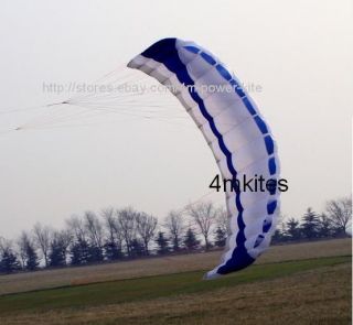 Pro 4sq meters power traction kite for buggying kiteboarding 