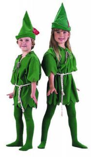 PETER PAN Elf kids CHILD Costume hat Small Med Large XL