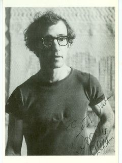 Newly listed WOODY ALLEN B/W CLOS​E UP ON POSTCARD 4X6 (​M684)