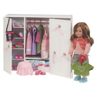   Dresser Trunk Wardrobe Made to Fit 18 Inch American Girl Doll