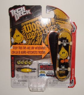 Tech Deck Sticky Trick Tape World Industries Yellow Dude 96mm