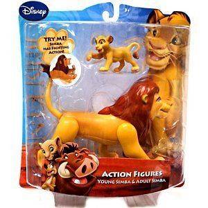 Disney Lion King Exclusive Action Figure Young Simba Adult Simba