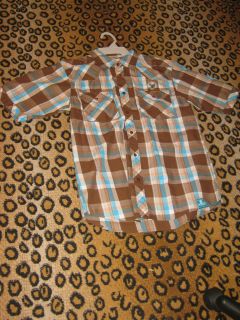 RAIDER JEAN Co. Boys Sz XL Infringement Buttons Shirt NWT $36