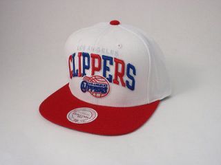 Mitchell and Ness Snapback Hat Los Angeles LA Clippers Adjustable Cap 