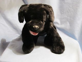   Stuffers Plush Dog Black Labrador 13 Cuddle Retriever Puppy Floppy