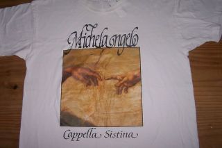 Michel Angelo Cappella Sistina White XLarge T Shirt