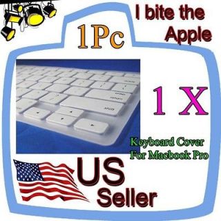 White Keyboard Silicone Soft Cover Skin for Apple MacBook Air 13” 13 