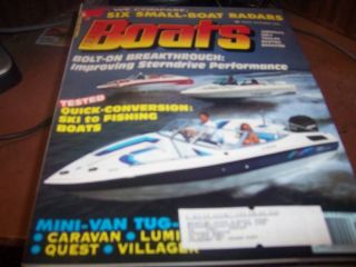 Trailer Boats Magazine Oct 1993 Six Small Boat Radars