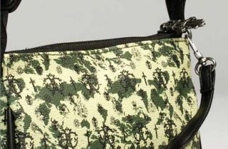   PURSE A&G ROCK N ROLL COUTURE ALEXIS ARMY CAMOUFLAGE CONVERTIBLE BAG