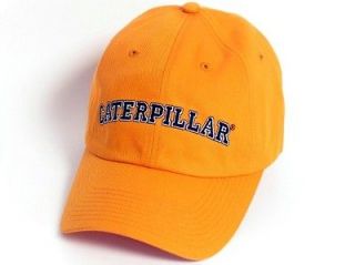 New Caterpillar Cool CAT Cap Ball Hat Old School Yellow