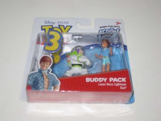 Toy Story 3 LASER BUZZ LIGHTYEAR & KEN 2 Figure Buddy Pack Toy Set 