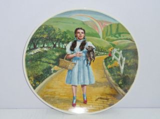   the Rainbow Wizard of Oz Dorothy Movie First Collector Plate Knowles