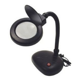 5x Table Magnifying Lamp Flexible Arm  Fluorescent Light (Black)*SHIPS 