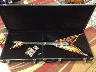 Newly listed Dean Dime Razorback Flying V Explosion Electric 