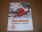 b901) Jacobsen Commercial Mowers Sales Brochure 1962