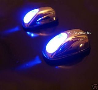Neon BLUE LED Washer Jets for BMW 1 3 5 7 8 Series M3 X5 E36 E46 Coupe 