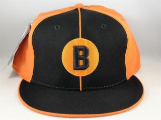   BLACK SOX NEGRO LEAGUE HEADGEAR BLACK FITTED HAT CAP SIZE 7 3/4 NEW