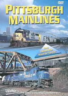 Pittsburgh Mainlines   Conrail CSX Railroad Video DVD