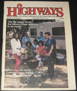 Highways RV Magazine  Good Sam Club  August 1990 Minority RVers