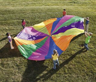 BIG 20 Kids Play Parachute Outdoor Game w/Carry Case