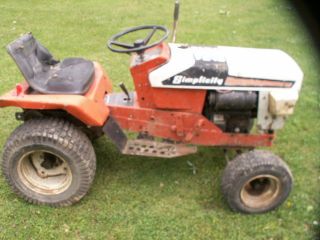   7016 garden tractor vintage Briggs cast iron gas engine mower parts