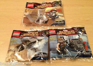 Lego Avengers 30162 / 30163 / 30165 Quinjet Thor and Hawkeye Sets New 