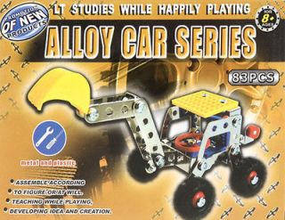DIY Alloy Metal & plastic Model Excavator Set Creativity Toys for Boys 