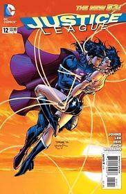 Justice League 12 Superman and Wonderwoman Kiss Lee Cover DC New 52 