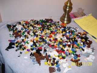 LEGO LOT LARGE MINIFIGURES (JUNK) PARTS PIECES people figures men junk