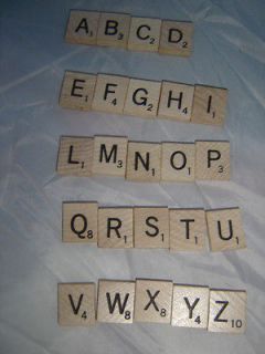 Scrabble Tile Letters for Crafts, Scrapbooking, Replacements&B​lanks 