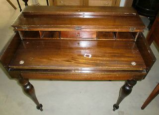 Antique Spinet Lift Top Desk Stand Table Original